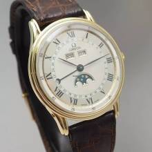 Thumbnail von Omega Triple Date Moonphase Cal.715 RARE +Omega serviced Box+Omega Serviced!