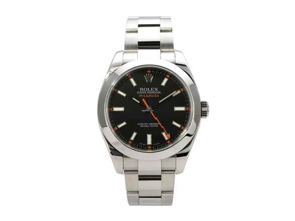  Rolex Milgauss Ref. 116400 schwarzes Zifferblatt 