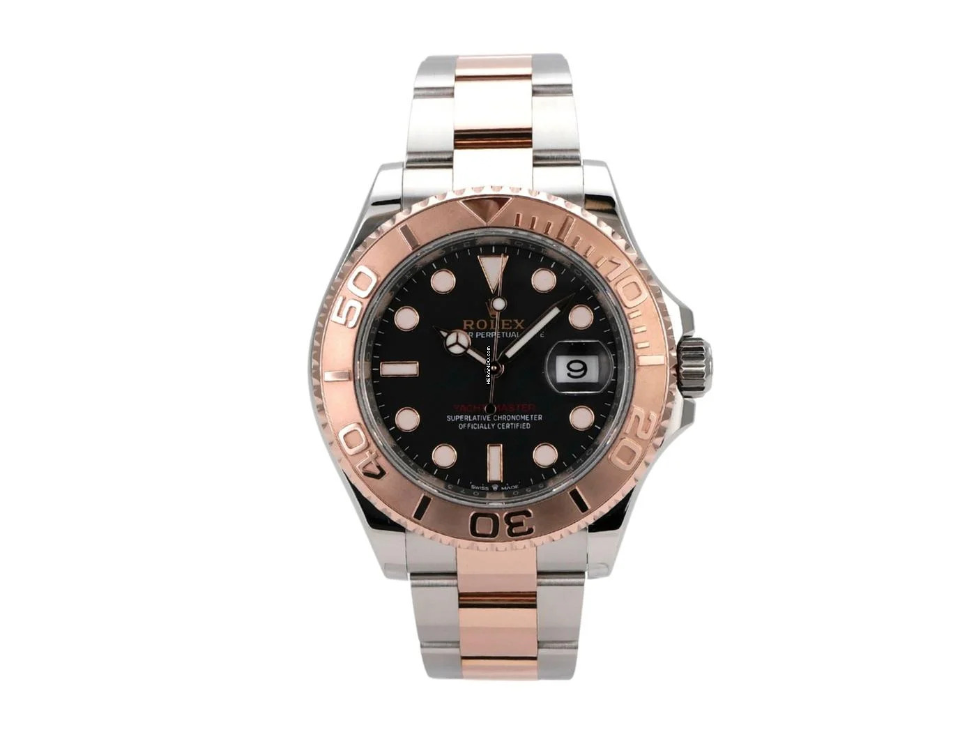 Rolex Yacht-Master 40 Edelstahl-Everose-Gold 126621 Schwarz