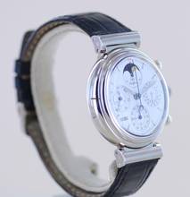 Thumbnail von IWC Da Vinci Perpetual Calendar Chronograph 18K Whitegold white Dial 39 mm Ewiger Calendar Dresswatch