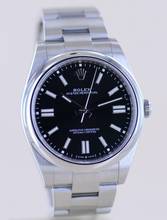 Thumbnail von Rolex Oyster Perpetual 41 schwarz Dial Rehaut black 41mm 124300 B+P