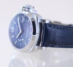 Thumbnail von Panerai Luminor Marina Automatic PAM00119 Steel small second Automatic Blue dial rar 40mm B+P