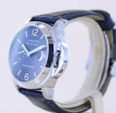 Thumbnail von Panerai Luminor Marina Automatic PAM00119 Steel small second Automatic Blue dial rar 40mm B+P
