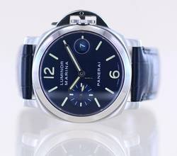 Thumbnail von Panerai Luminor Marina Automatic PAM00119 Steel small second Automatic Blue dial rar 40mm B+P