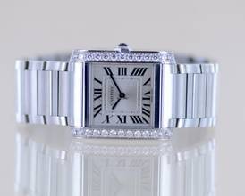 Thumbnail von Cartier Tank Française Lady Stahl Diamond Case Klassiker Sportlich B+P