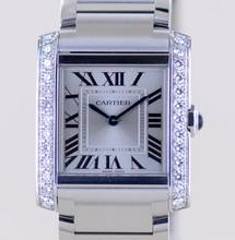 Thumbnail von Cartier Tank Française Lady Stahl Diamond Case Klassiker Sportlich B+P
