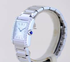 Thumbnail von Cartier Tank Française Lady Stahl Diamond Case Klassiker Sportlich B+P