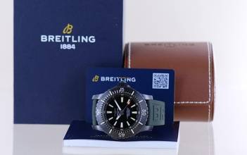 Thumbnail von Breitling Superocean 48 Black Titan DLC Taucheruhr 300 Meter green Dial Boutique B+P