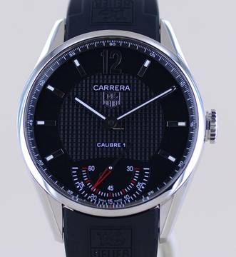  TAG Heuer Carrera Calibre 1 Limited Edition Clou de Paris Rubber Hand Wind 