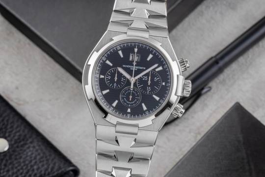  Vacheron Constantin Overseas Chronograph Stahl Automatik 49150/B01A-9097 B&P 