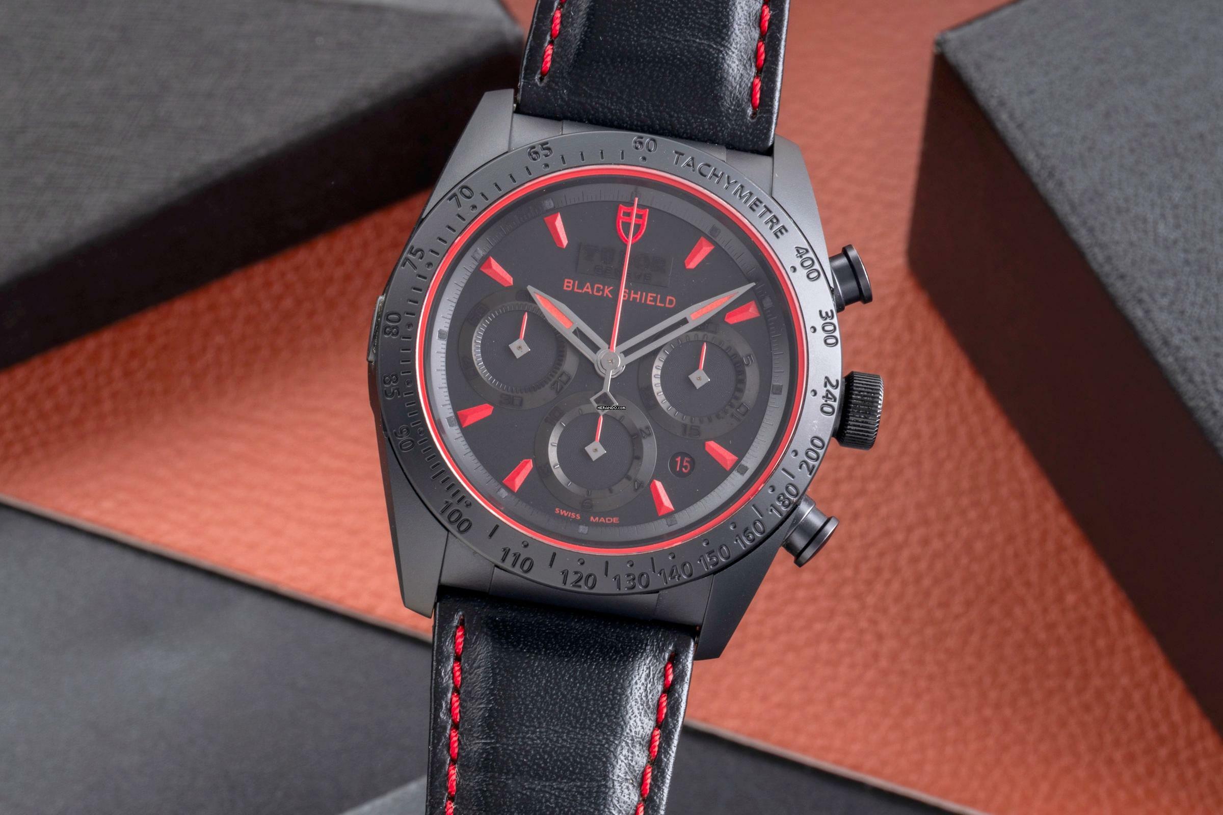 Tudor Fastrider Black Shield Chronograph Automatik Stahl Ref. 42000CR