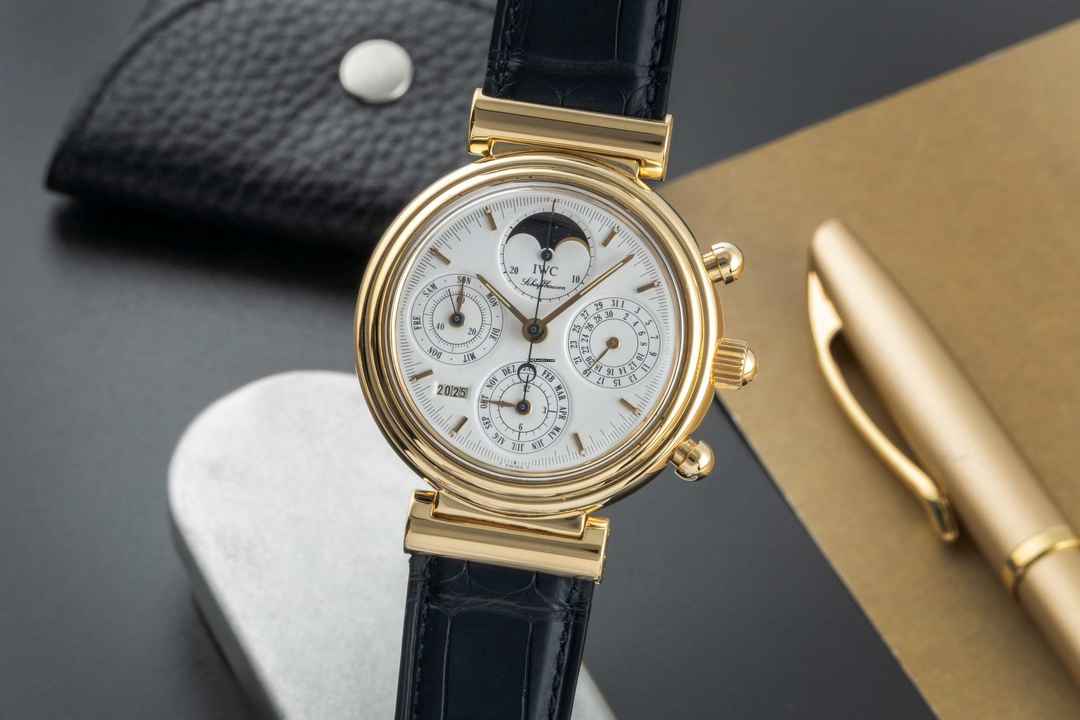  IWC Da Vinci Perpetual Calendar Chronograph 18K Gold Automatik Ref. IW375001 