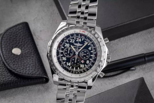  Breitling Bentley Le Mans Ltd Edition Stahl Automatik Ref. A22362-305 B&P 2003 