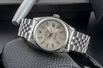 Thumbnail von Rolex Datejust 36 Stahl / Weissgold Automatik Herrenuhr Ref. 16014 Klassiker