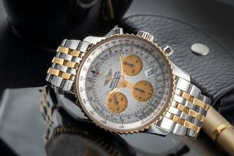 Thumbnail von Breitling Navitimer Chronograph Stahl / Gold Automatik Herren Ref D23322 Papiere