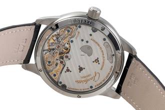 Thumbnail von Glashütte Original PanoReserve Edelstahl Handaufzug Herrenuhr Ref. 65-01-02-02-04 B&P