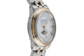 Thumbnail von Blancpain Villeret Stahl / Gold Handaufzug Mondphase Damenuhr Ref. 6281