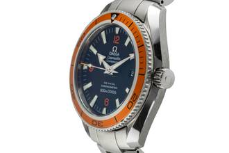 Thumbnail von Omega Seamaster Planet Ocean Automatik Stahl Herrenuhr Ref. 2209.50.00 Papiere