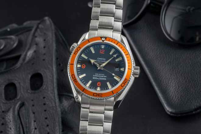  Omega Seamaster Planet Ocean Automatik Stahl Herrenuhr Ref. 2209.50.00 Papiere 