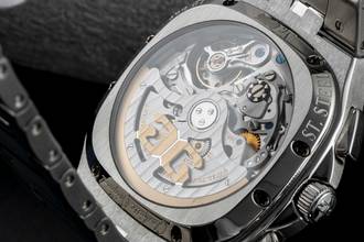 Thumbnail von Glashütte Original Seventies Chronograph Panoramadatum Stahl Automatik Herrenuhr Ref. 1-37-02-01-02-70