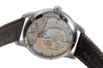 Thumbnail von Glashütte Original PanoMaticDate Stahl Automatik Herrenuhr Ref. 90-01-02-02-04