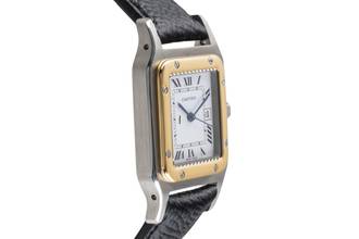 Thumbnail von Cartier Santos Carrée LM Stahl / Gold Automatik Herrenuhr Ref. 2961 81036288