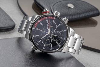 Thumbnail von Maurice Lacroix Pontos S Chronograph Stahl Automatik Ref. PT 6018-SS002-330-1 B&P