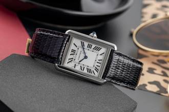 Thumbnail von Cartier Tank Solo SM Edelstahl Lady Quarz Damenuhr Ref. W5200005 3170