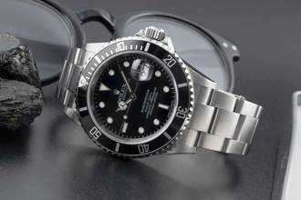 Thumbnail von Rolex Submariner Date 1000ft Oyster Edelstahl Automatik Ref. 16610T B&P 2007