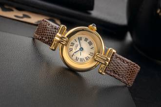 Thumbnail von Cartier Colisée must de Cartier Vermeil Silber Damenuhr Ref. 590002 mit Papieren