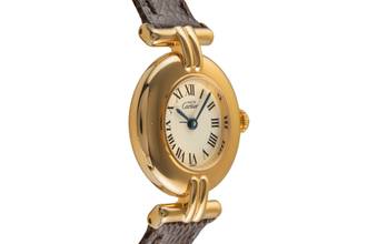 Thumbnail von Cartier Colisée must de Cartier Vermeil Silber Damenuhr Ref. 590002 mit Papieren