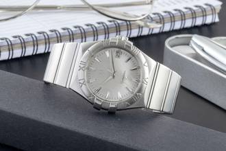 Thumbnail von Omega Constellation Quartz Double Eagle Stahl Quarz Herrenuhr Ref. 123.10.35.60.02.001