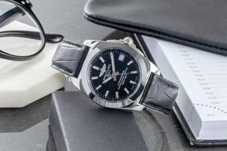 Thumbnail von Breitling Galactic 36 Black Dial Edelstahl Quarz Herrenuhr Ref. W7433012/BE08