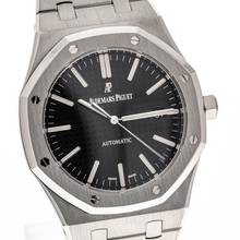 Thumbnail von Audemars Piguet Royal Oak Selfwinding 41 Black – 15400ST.OO.1220ST.01 – like NEW – 2013 Full Set