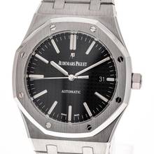 Thumbnail von Audemars Piguet Royal Oak Selfwinding 41 Black – 15400ST.OO.1220ST.01 – like NEW – 2013 Full Set