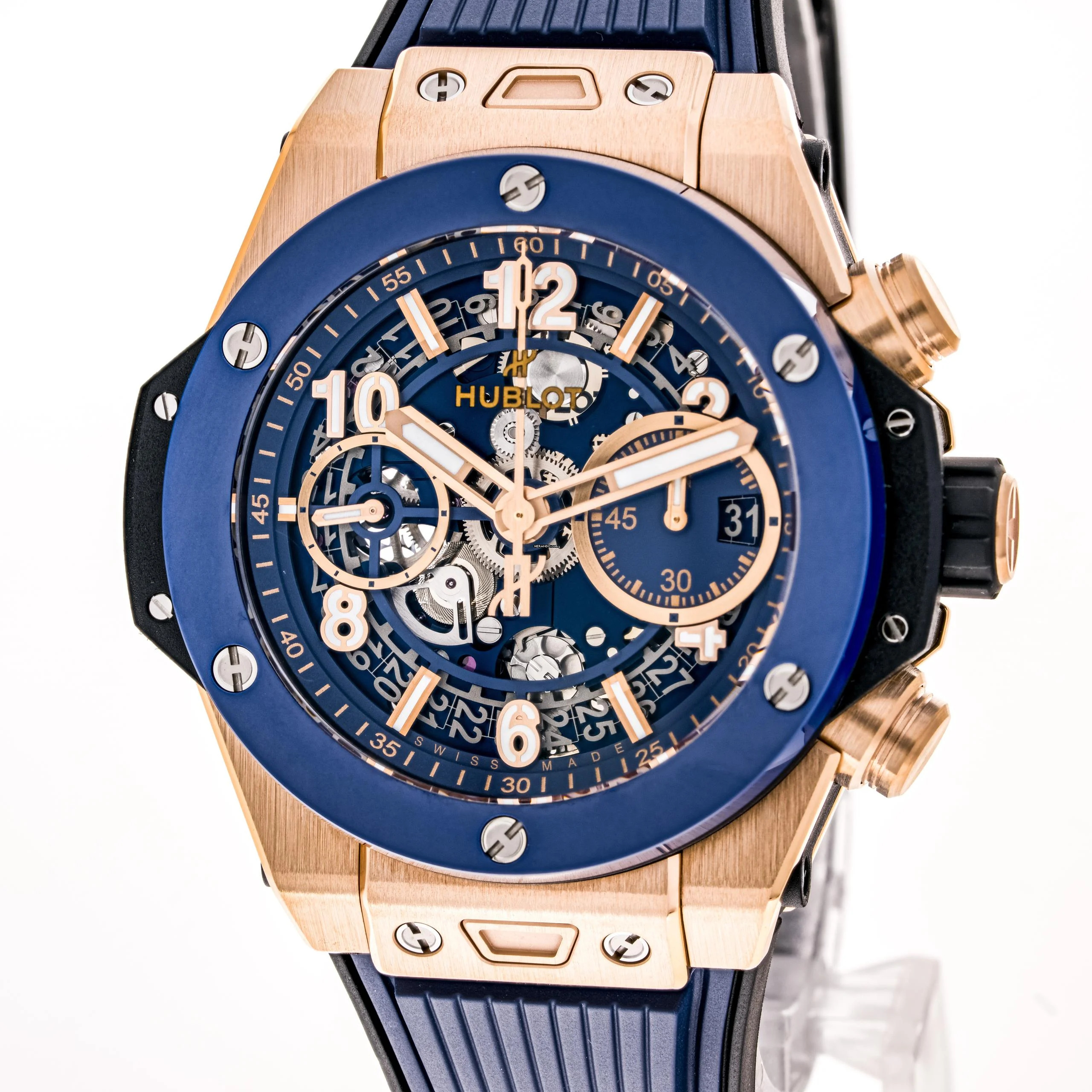  Hublot Big Bang Unico King Blue 42mm – 441.OL.5181.RX – like NEW– 2022 Full Set 