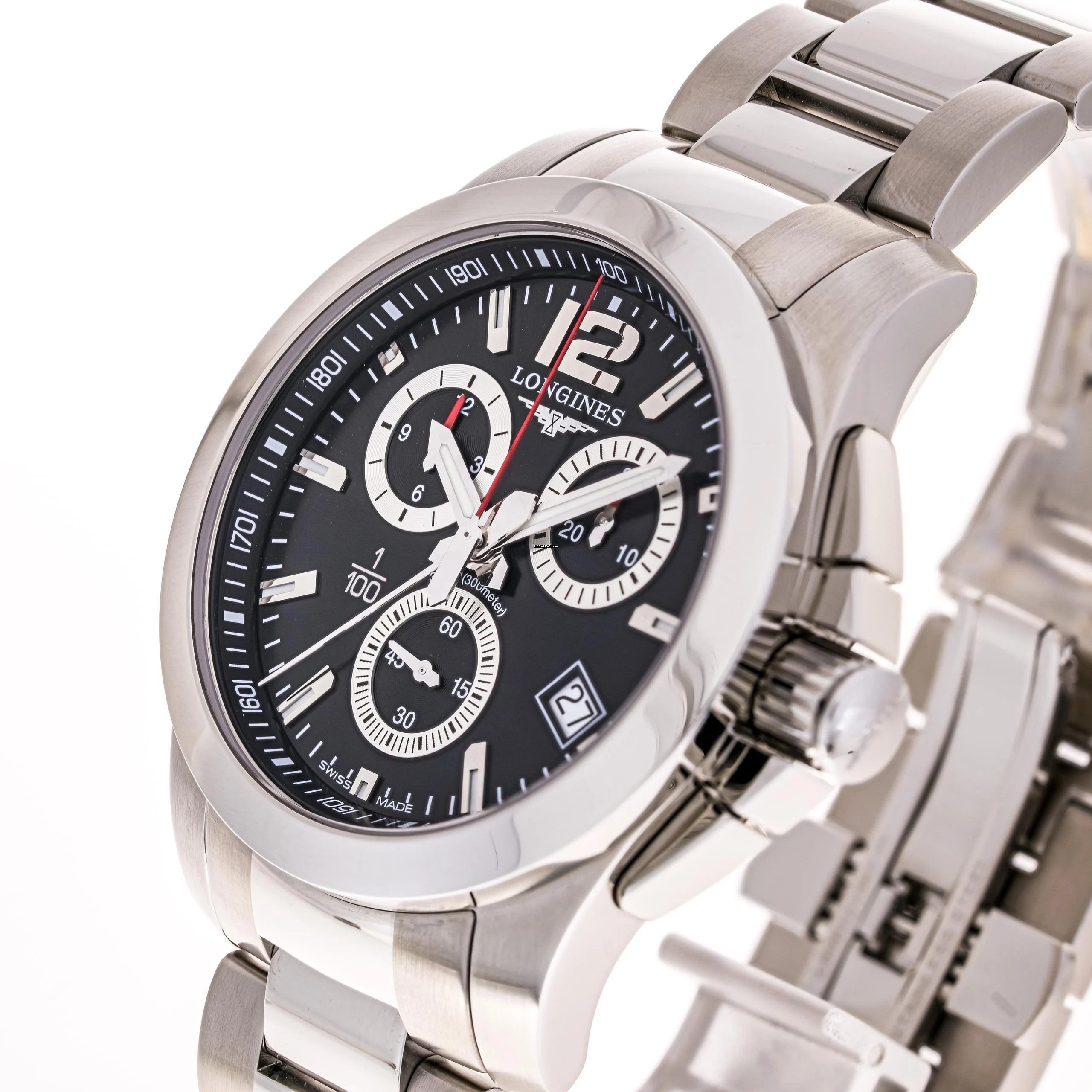  Longines Conquest 41 Black – L3.700.4.56.6 – NEW & Unworn – 07/2025 Full Set 