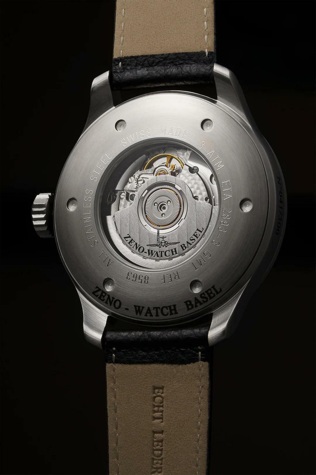 Thumbnail von Zeno-Watch Basel OS Polar Worldtimer green