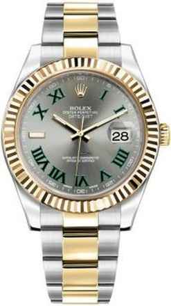  Rolex Datejust II 41MM Oyster Wimbledon LC100 Box+Papers 116333 2014 
