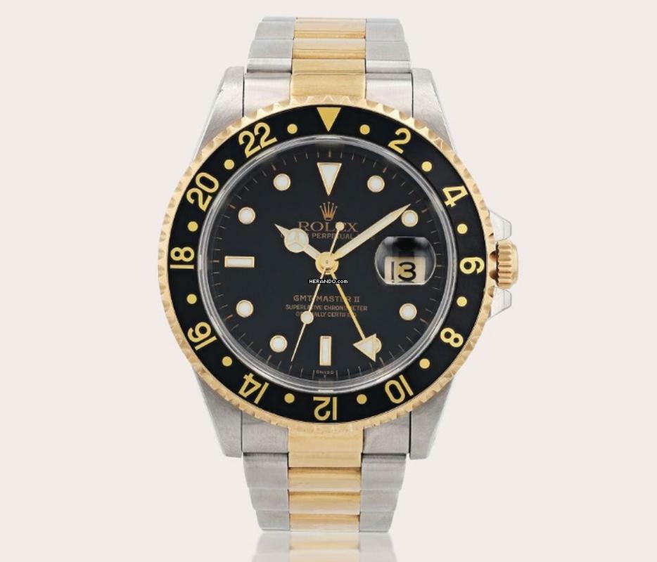  Rolex GMT-Master II Oyster Black 40MM Like New 16713 1994 