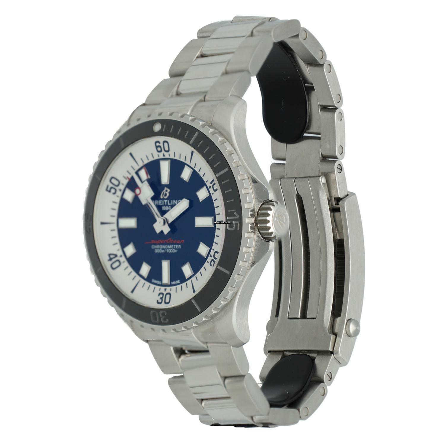 Thumbnail von Breitling Superocean 44 Automatic 44 Full Set Extra Rubber Strap