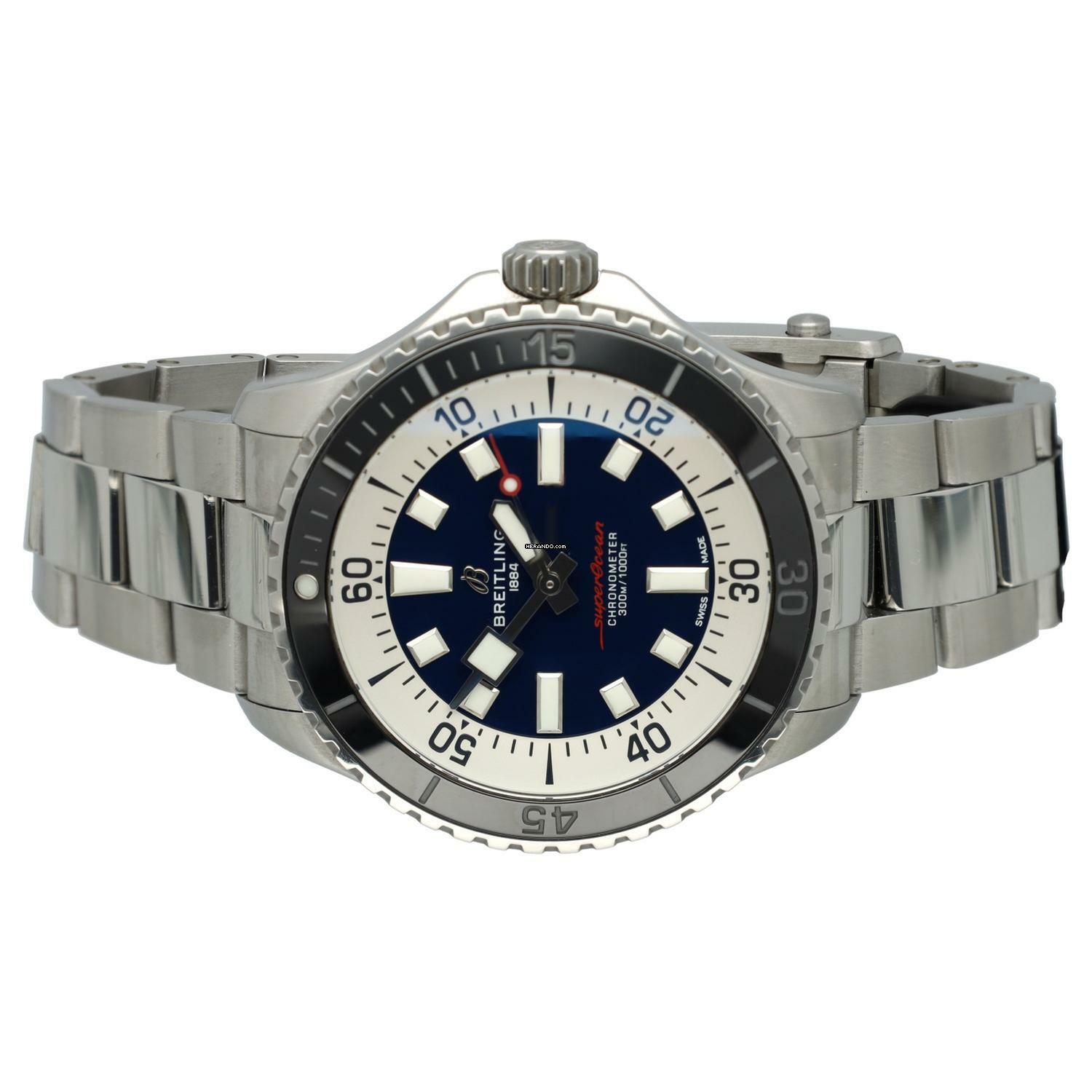 Thumbnail von Breitling Superocean 44 Automatic 44 Full Set Extra Rubber Strap