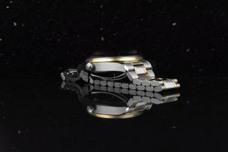 Thumbnail von Tudor Style 12703 Stahl Gold 41MM Black Diamond Dial Automatik - 2020