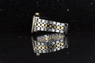 Thumbnail von Tudor Prince Date 74033 Champagne Diamond Linen Dial Automatik - 2017