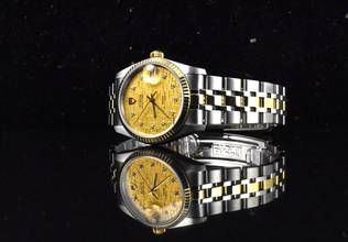 Thumbnail von Tudor Prince Date 74033 NOS / UNGETRAGEN Stahl Gold Automatik 2016 Full Set