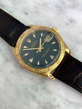 Thumbnail von Rolex Datejust Turn-O-Graph 36mm Vintage 1956 Custom Green Dial Thunderbird Turn-O-Graph Ref 6609 SOLID GOLD 6609