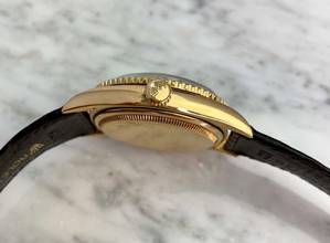 Thumbnail von Rolex Datejust Turn-O-Graph 36mm Vintage 1956 Custom Green Dial Thunderbird Turn-O-Graph Ref 6609 SOLID GOLD 6609