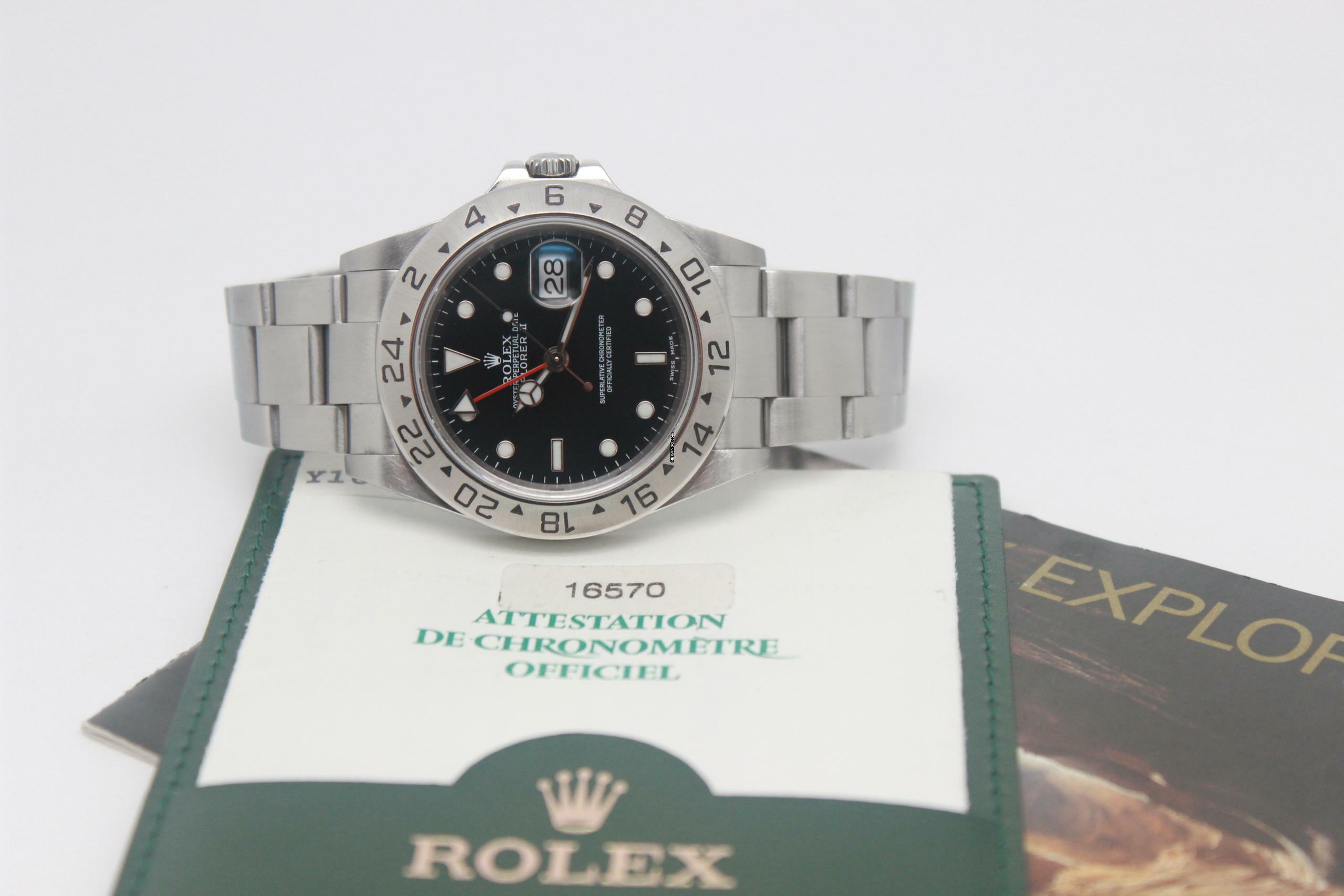 Thumbnail von Rolex Explorer II 16570 Full Set 2002