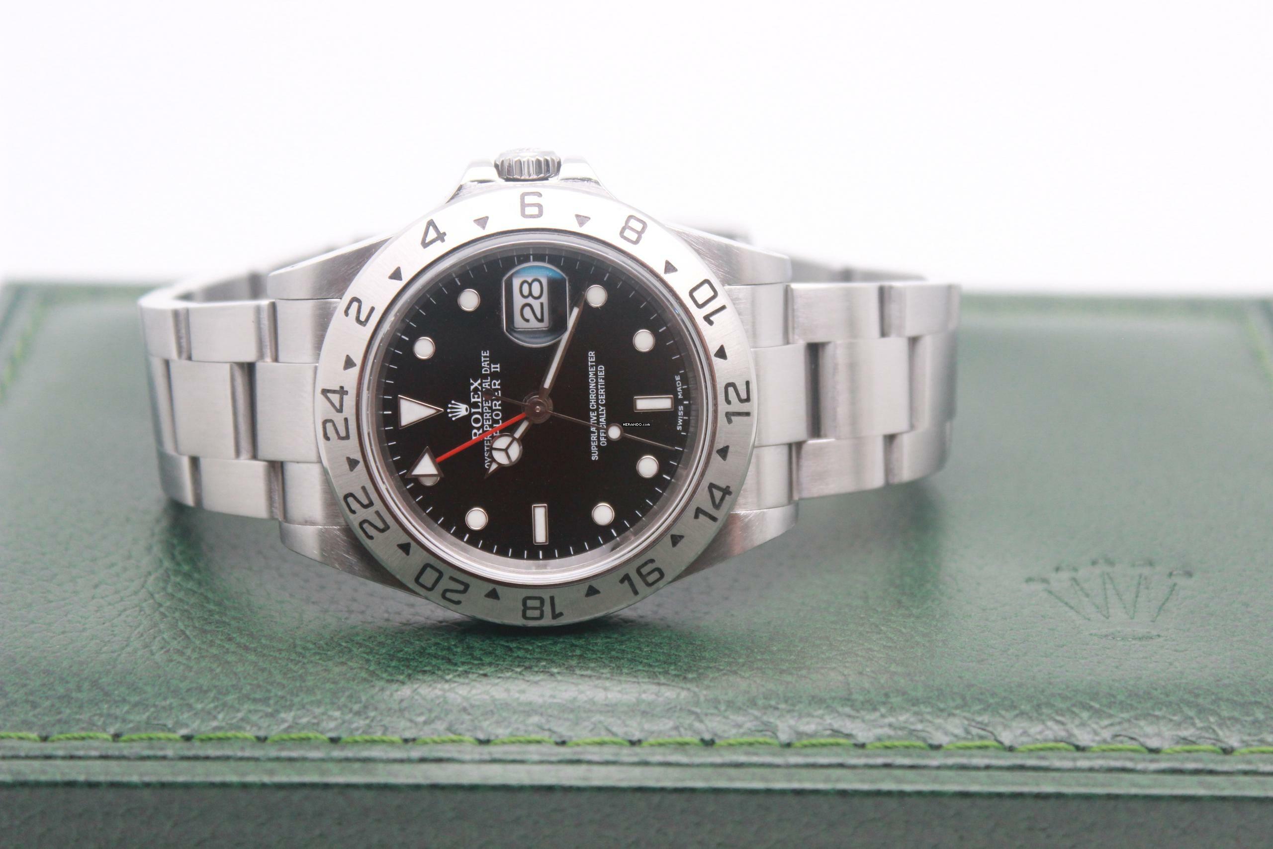 Thumbnail von Rolex Explorer II 16570 Full Set 2002