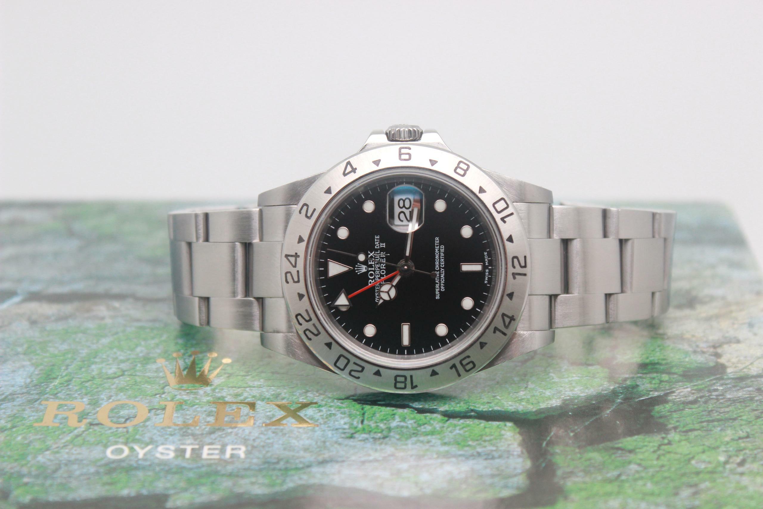 Thumbnail von Rolex Explorer II 16570 Full Set 2002